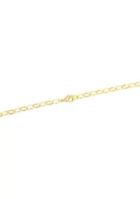 18" Round Link Chain Necklace