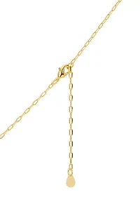 Gold Plated Ball Chain Necklace