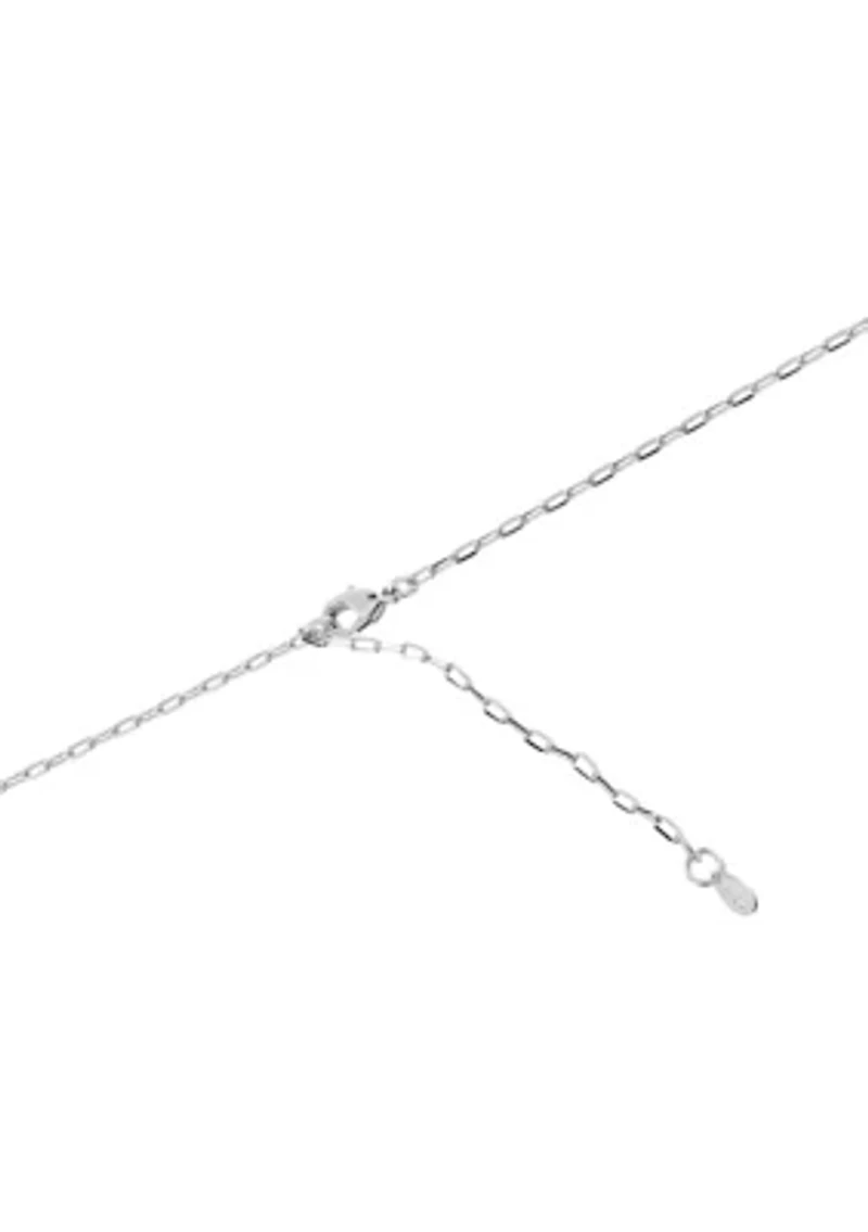 Silver Plated 10 Millimeter Ball Necklace