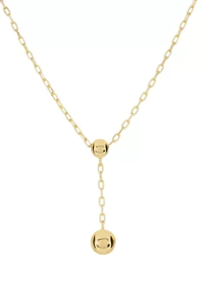 Double Ball Y-Necklace