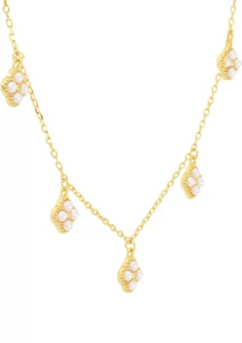 Plated Multi Clover Necklace
