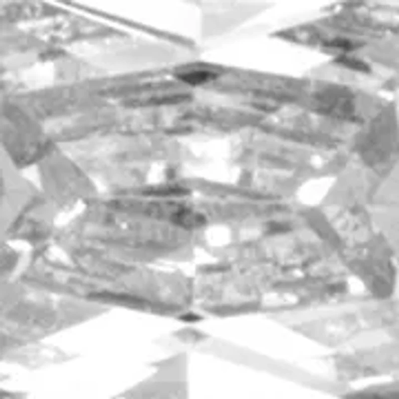 Silver Plated Cubic Zirconia Geometric Necklace