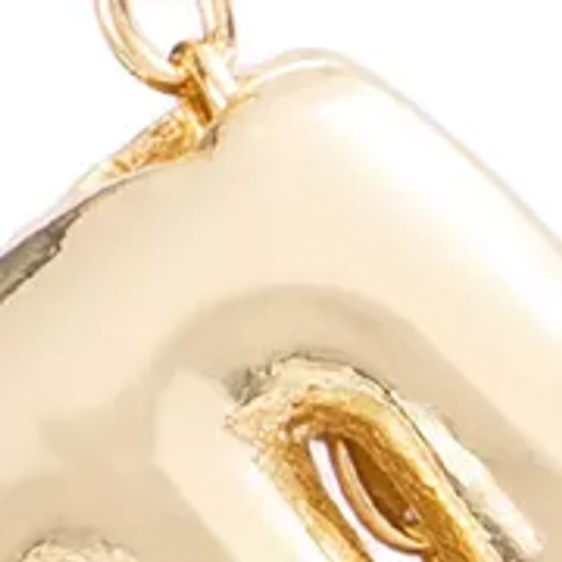 Gold Plated "Faith" Bubble Necklace