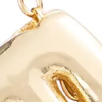 Gold Plated "Faith" Bubble Necklace