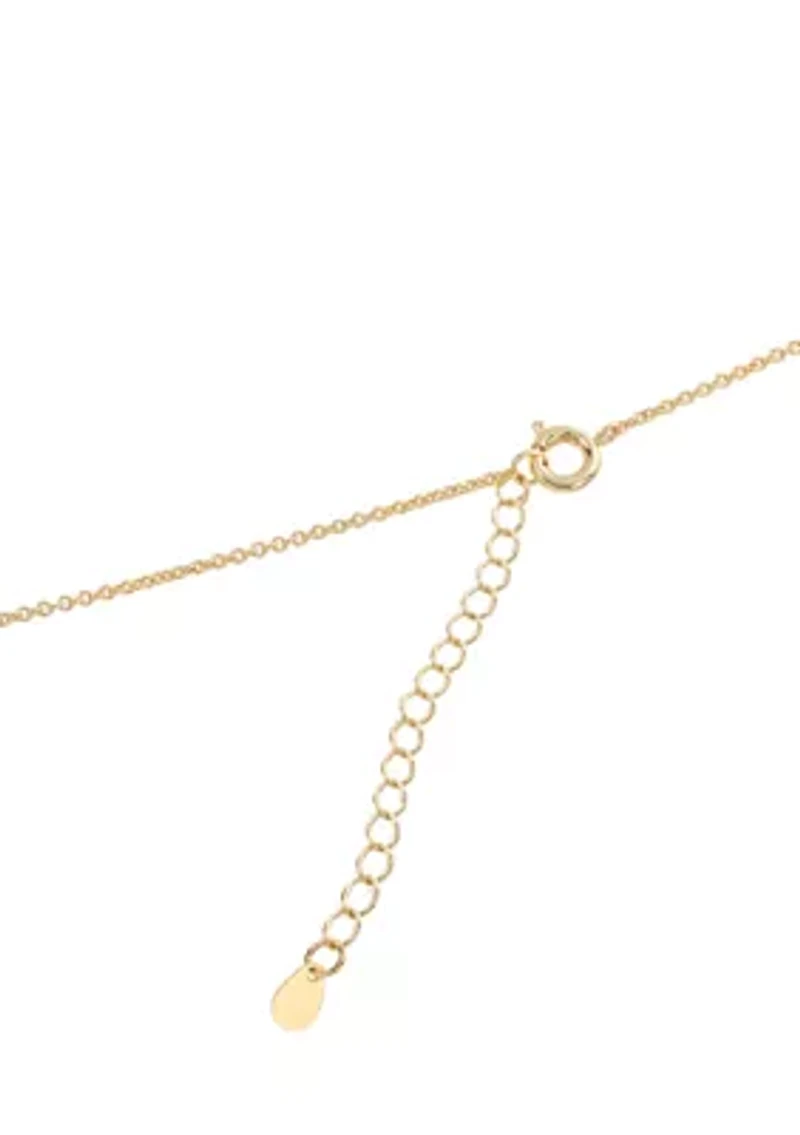 Gold Plated "Love" Bubble Necklace