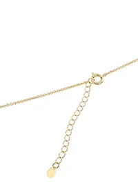 Gold Plated "Love" Bubble Necklace