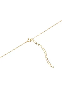 Gold Plated Cubic Zirconia 'Mama' Necklace