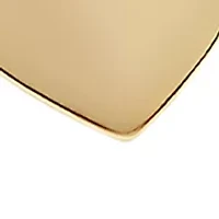 Cubic Zirconia Double Heart Gold Plated Necklace