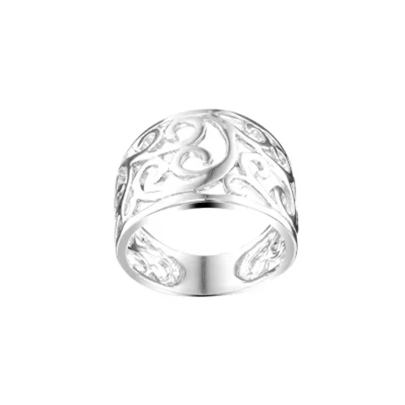 Silver Plated Filigree Ring