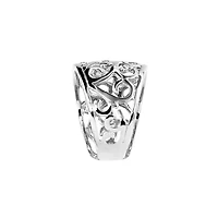 Silver Plated Filigree Ring