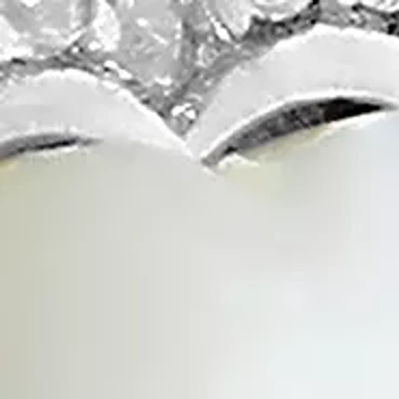 Boxed Sterling Silver Mother of Pearl Heart with White Topaz Halo Stud Earrings