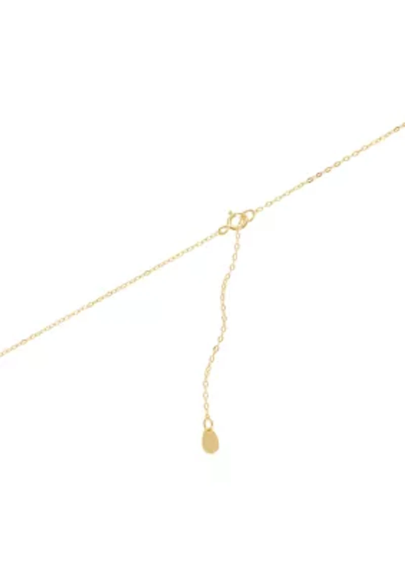 Sterling Silver Cubic Zirconia Triple Heart Necklace