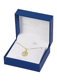 Sterling Silver Tree of Life Pendant Necklace