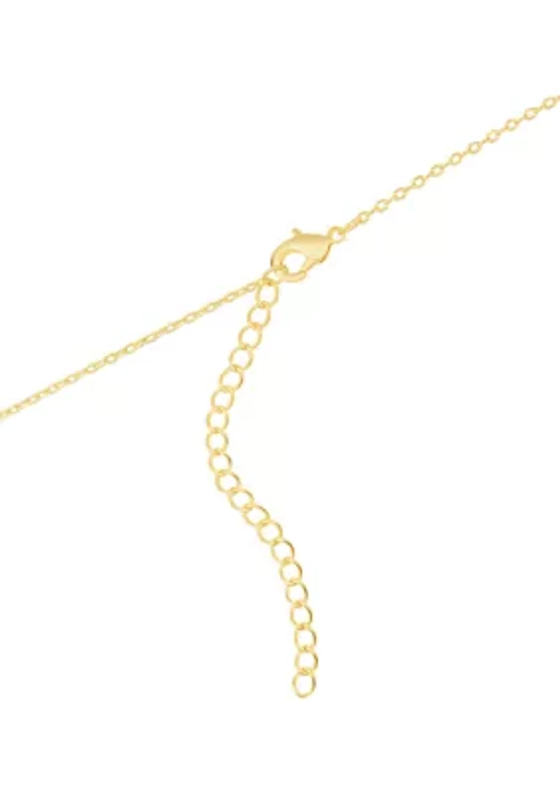 Plated Cubic Zirconia Round Halo Pendant and Stud Earring Set