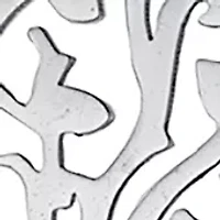 Sterling Silver Laser Cut Tree of Life Drop Earrings