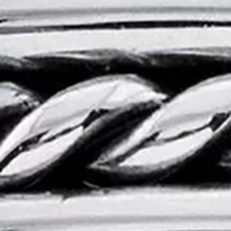 Sterling Silver Hammered Spinner Band Ring, Size 8