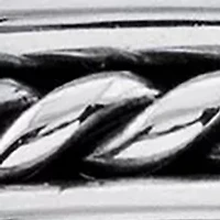 Sterling Silver Hammered Spinner Band Ring, Size 8