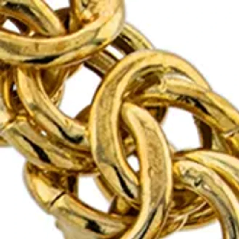 Sterling Silver 7.5" Byzantine Bracelet