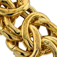 Sterling Silver 7.5" Byzantine Bracelet