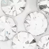 Sterling Silver Crystal Pavé Genie Drop Earrings