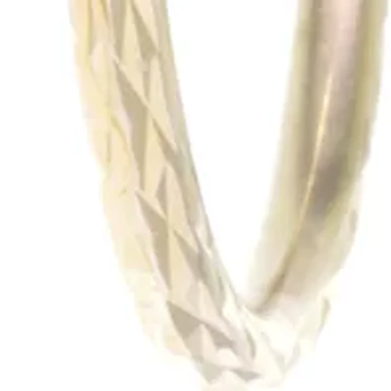 Gold Over Sterling Silver Millimeter Diamond Cut Hoop Earrings