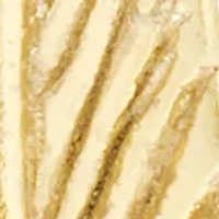 Gold Over Sterling Silver Small Feather Stud Earrings