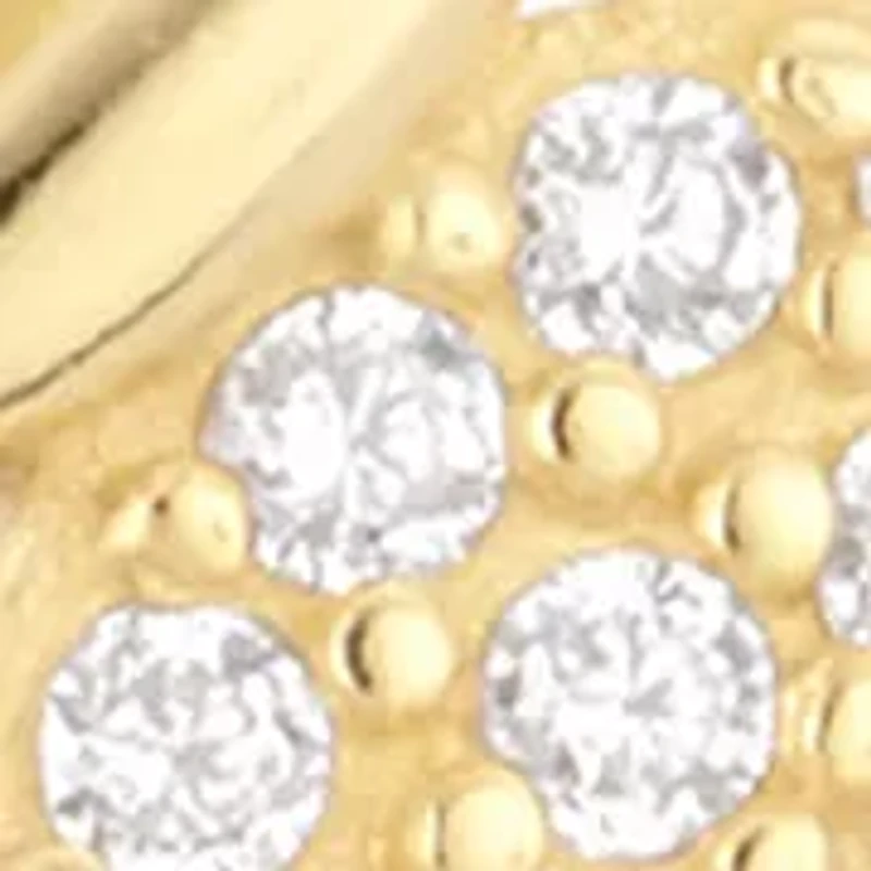 Butterfly Charm CZ Earrings