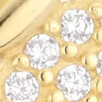 Butterfly Charm CZ Earrings