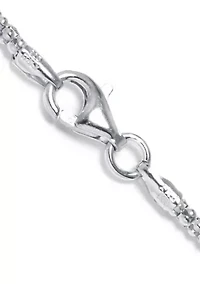 Sterling Silver Bali Elephant Pendant Necklace