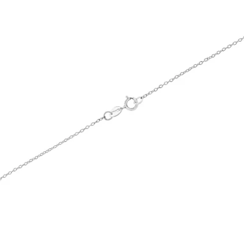 Sterling Silver 18-in. Crystal Baseball Pendant Necklace