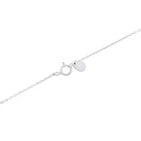 Sterling Silver 16+2-in. 5 Round Cubic Zirconia Necklace