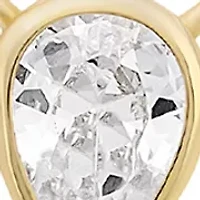 Cubic Zirconia Pear Necklace