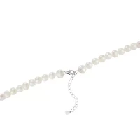 Sterling Silver 16+2IN Fresh Water Pearl Strand Necklace