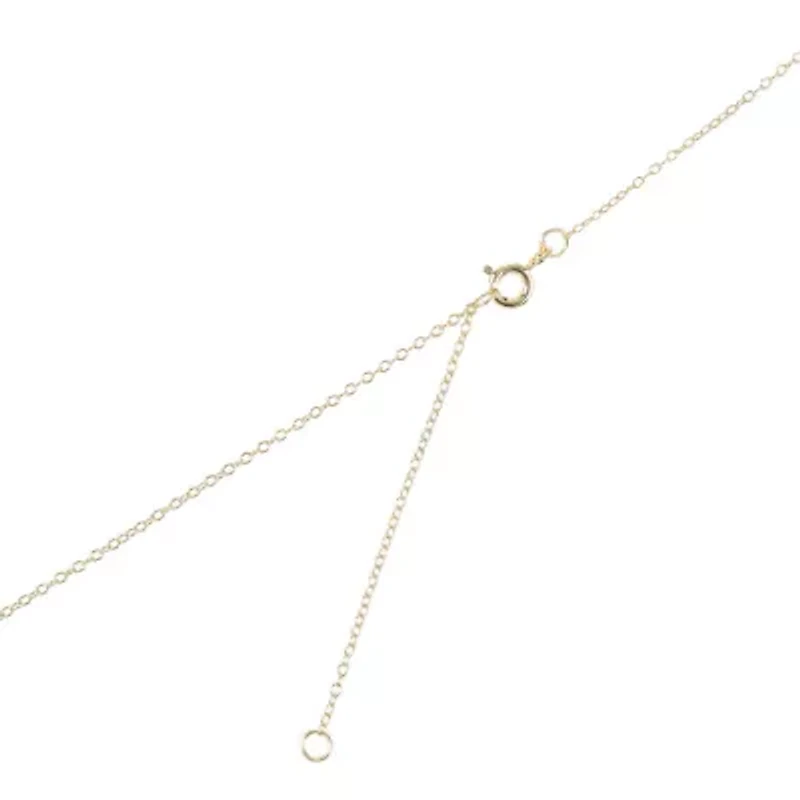 Gold Over Sterling Silver 16+2-in. Cross Pendant Necklace