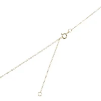 Gold Over Sterling Silver 16+2-in. Cross Pendant Necklace