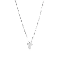 Sterling Silver 16+2-in. Cross Pendant Necklace