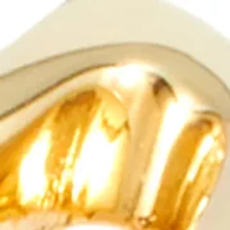 Gold Over Sterling Silver Abstract Zig Zag Ring - Size 7