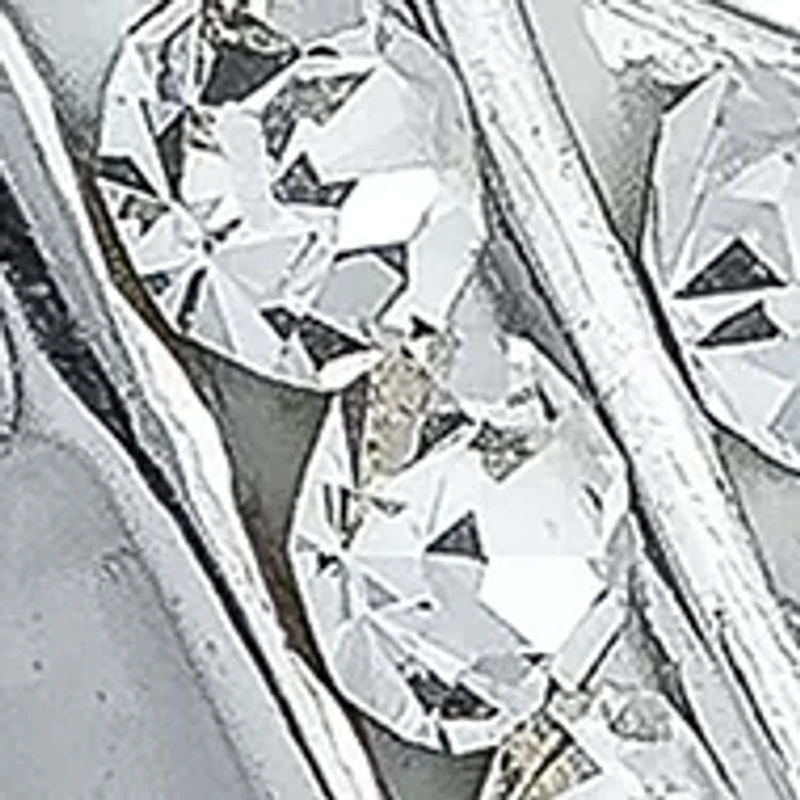 Sterling Silver Crystal Woven Band Ring