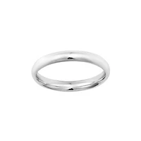 Sterling Silver Rounded Band Ring Size 7