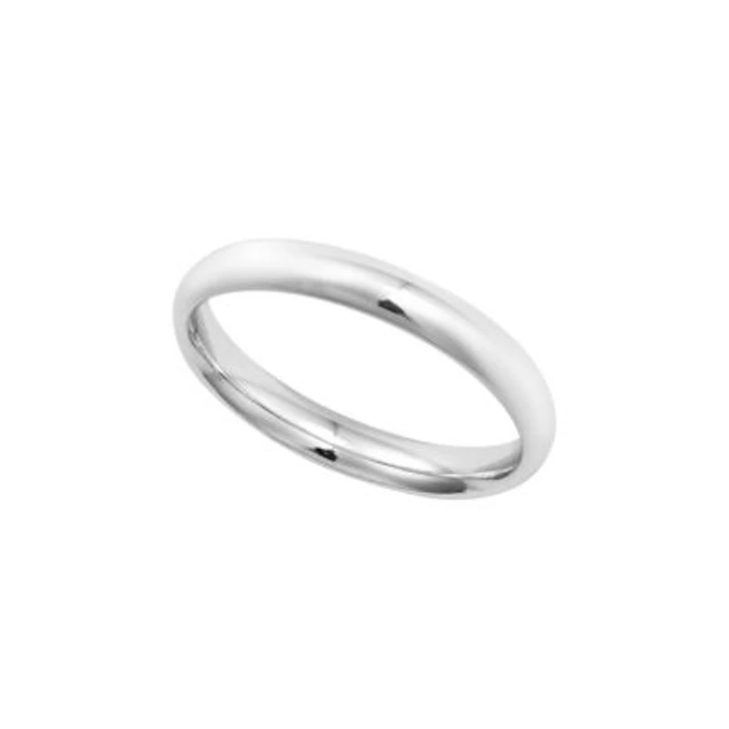 Sterling Silver Rounded Band Ring Size 7
