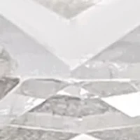 Cubic Zirconia Emerald Cut Gold Over Silver Ring 