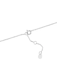 Sterling Silver 9.5" + 1" Extender Starfish Charm Ankle Bracelet