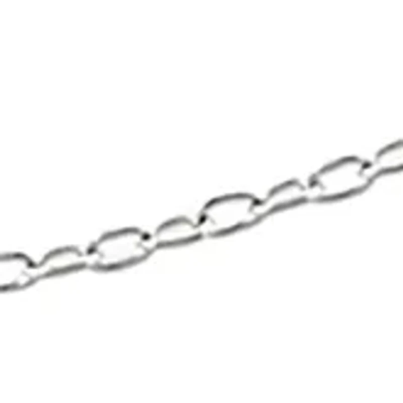 Sterling Silver 9.5" + 1" Anchor Station Anklet