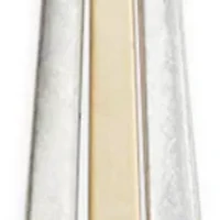 Two Tone Sunray Pendant Necklace