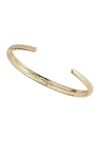 Twisted Basic Cuff Bracelet