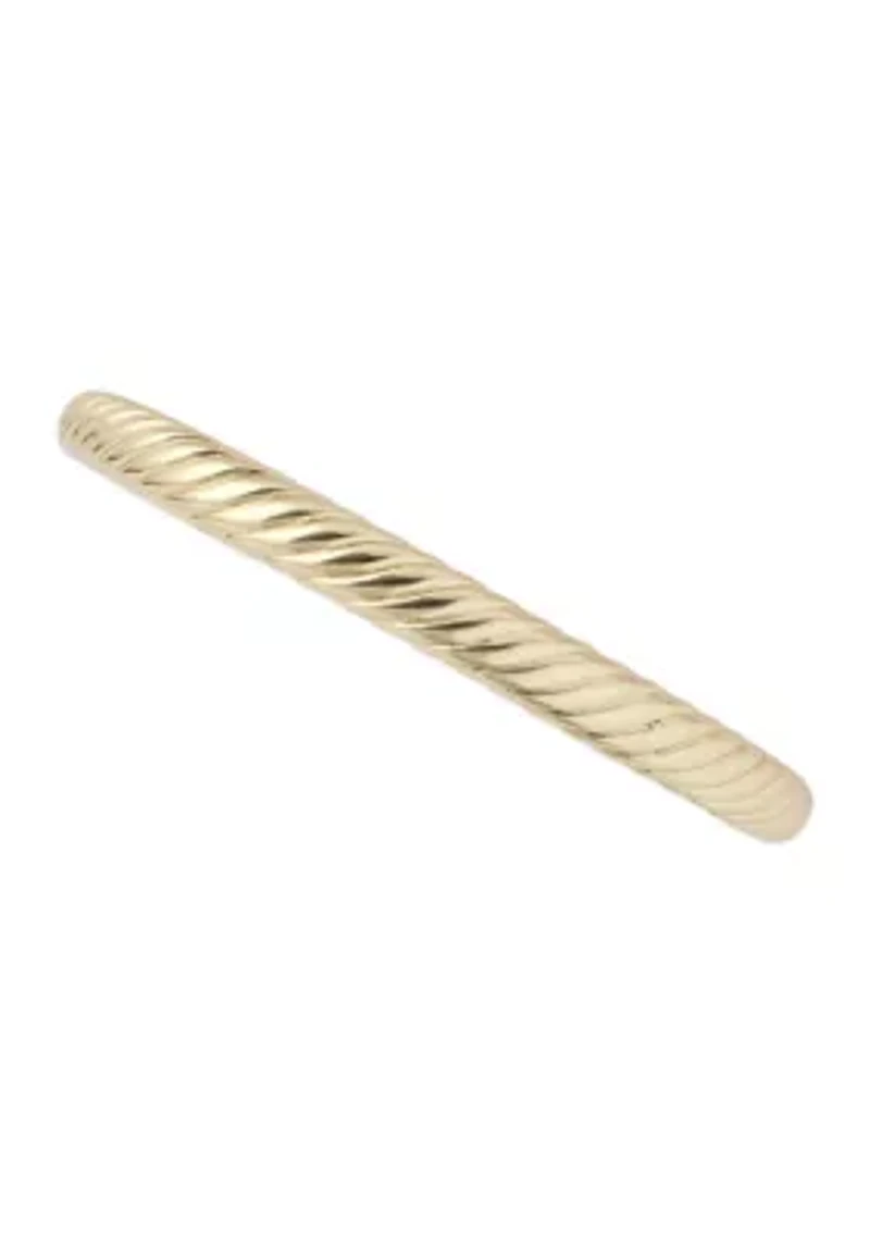 Twisted Basic Cuff Bracelet