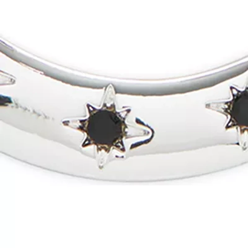 Silver Tone Hoop Earrings