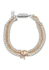 Celestial Detail Chain Layer Bracelet
