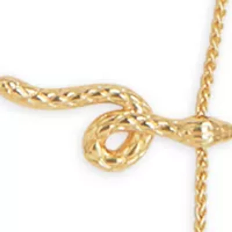 Movable Snake Y Necklace