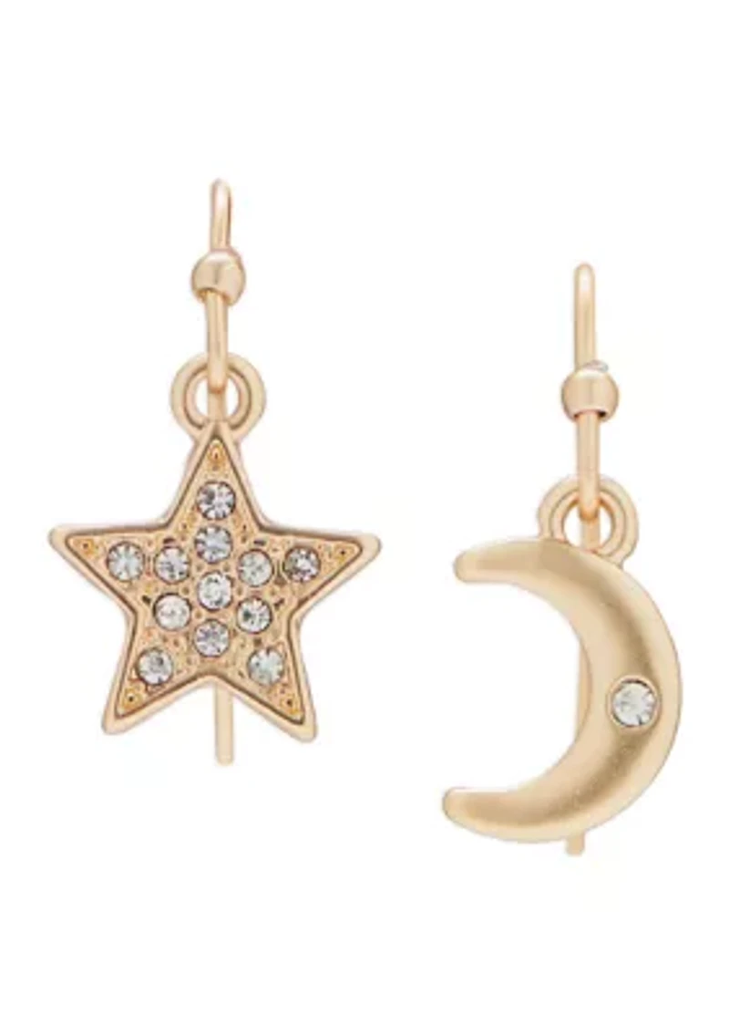 Star and Moon Earrings